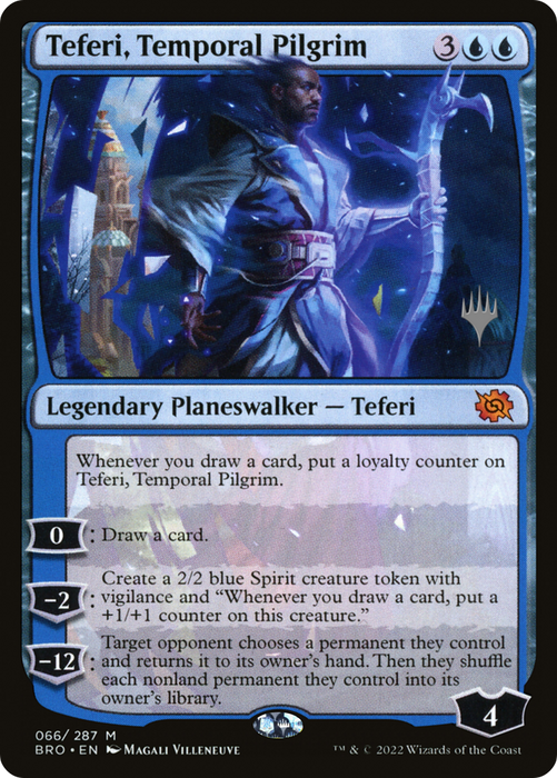 Teferi, Temporal Pilgrim (PPBRO-66P) - mythic