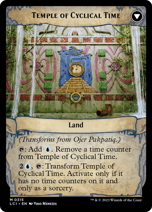 Ojer Pakpatiq, Deepest Epoch // Temple of Cyclical Time (LCI-315) - mythic: (Showcase) - Foil