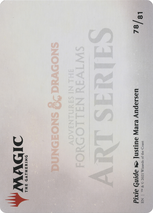 Pixie Guide // Pixie Guide (AAFR-078) - common (Borderless) - Foil