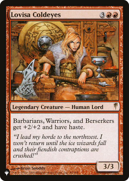 Lovisa Coldeyes (LIST-CSP-90) - rare