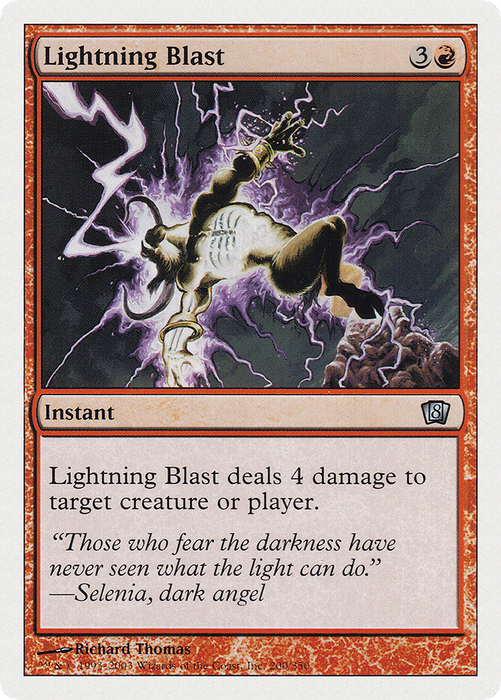 Lightning Blast (8ED-200) - uncommon