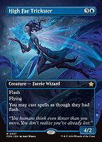 High Fae Trickster (FDN-307) - rare (Borderless) - Foil