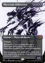 Phyrexian Obliterator (ONE-308) - mythic: (Showcase) (Borderless)