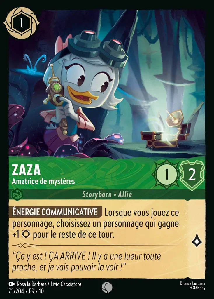 Zaza - Amatrice de mystères (73/204) - LDLP - Commune - Cold Foil