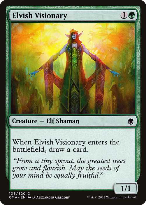 Elvish Visionary (CMA-105) - common