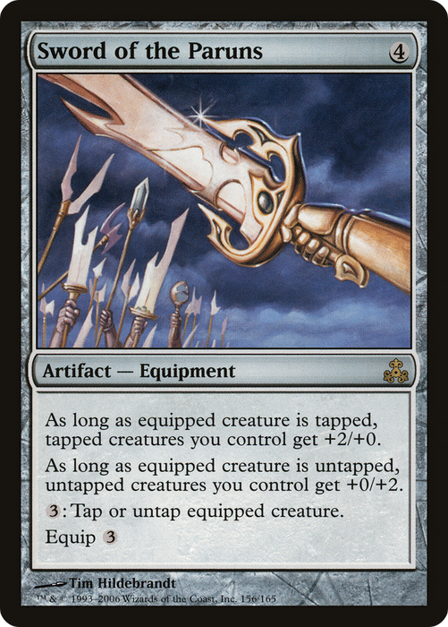 Sword of the Paruns (GPT-156) - rare
