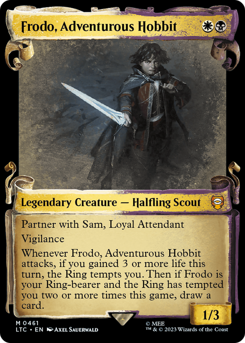 Frodo, Adventurous Hobbit (LTC-461) - mythic: (Showcase)