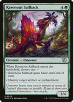 Ravenous Sailback (MOM-202) - uncommon