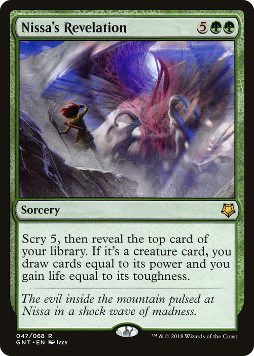 Nissa's Revelation (GNT-047) - rare