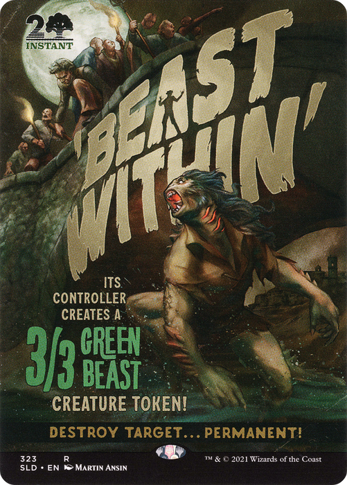 Beast Within (SLD-323) - rare (Borderless) - Foil