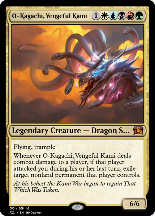 O-Kagachi, Vengeful Kami (PZ2-65733) - mythic - Foil