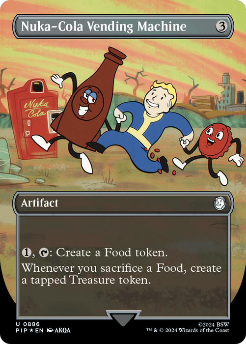 Nuka-Cola Vending Machine (PIP-886) - uncommon (Borderless) - Foil