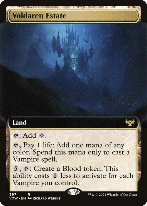 Voldaren Estate (VOW-397) - rare: (Extended Art) - Foil