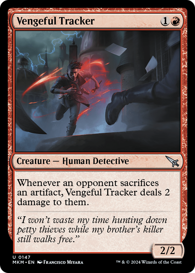 Vengeful Tracker (MKM-147) - uncommon