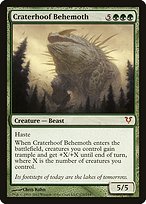 Craterhoof Behemoth (AVR-172) - mythic