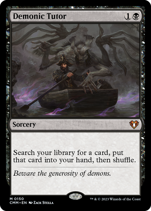 Demonic Tutor (CMM-150) - mythic - Foil