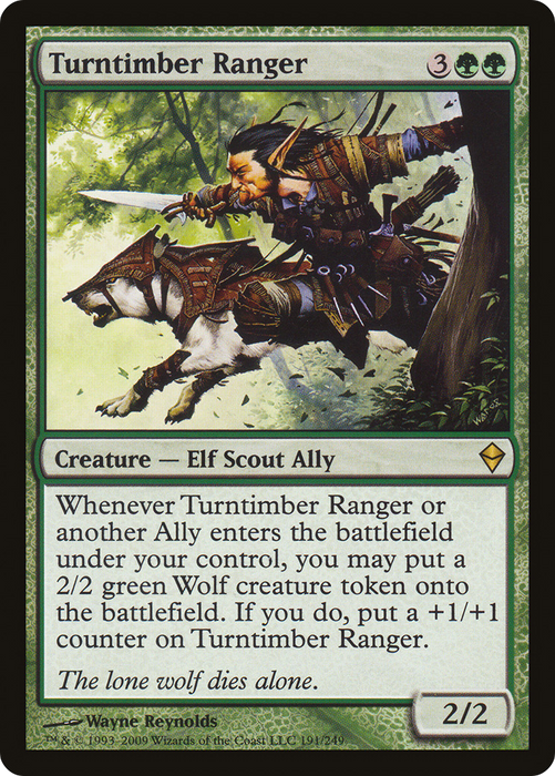Turntimber Ranger (ZEN-191) - rare - Foil