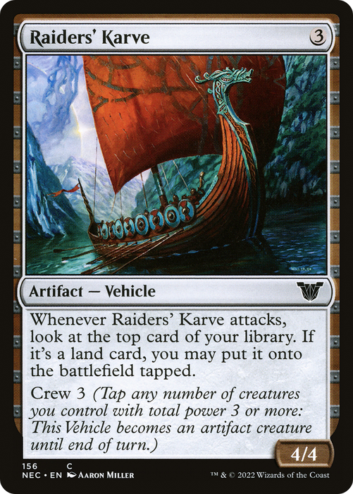 Raiders' Karve (NEC-156) - common