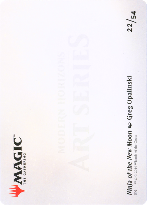 Ninja of the New Moon // Ninja of the New Moon (AMH1-022) - common (Borderless)