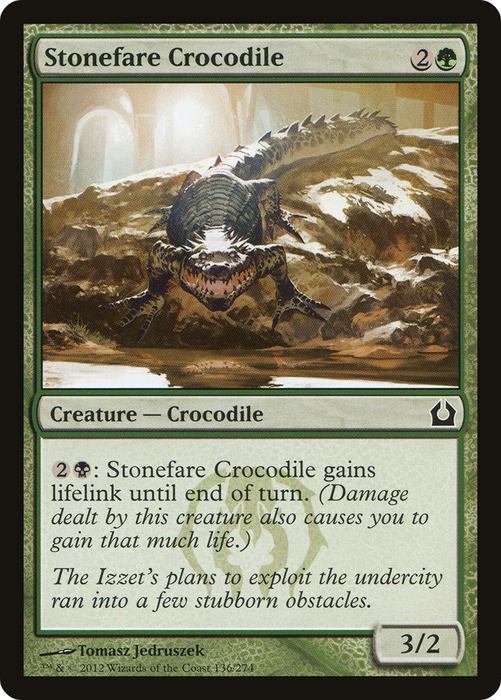 Stonefare Crocodile (RTR-136) - common - Foil