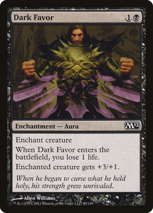 Dark Favor (M12-089) - common - Foil