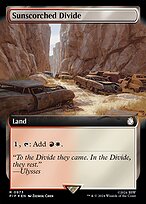 Sunscorched Divide (PIP-973) - rare: (Extended Art) - Foil