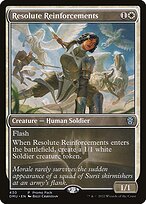 Resolute Reinforcements (PPDMU-430) - uncommon - Foil