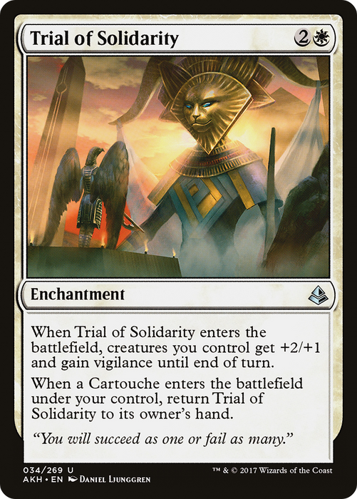 Trial of Solidarity (AKH-034) - uncommon