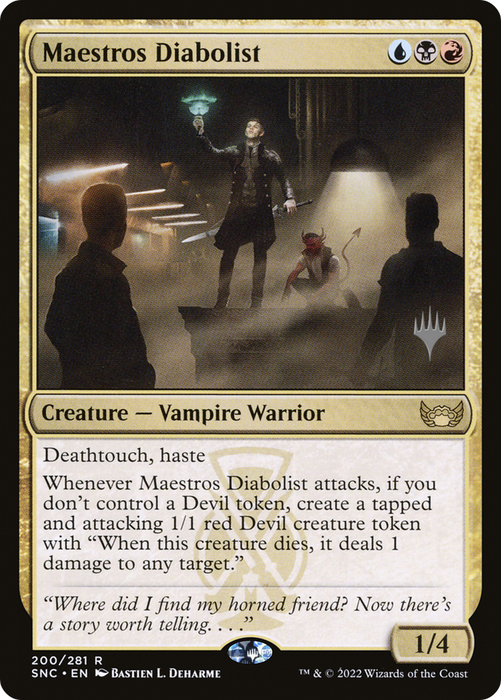 Maestros Diabolist (PPSNC-200P) - rare - Foil