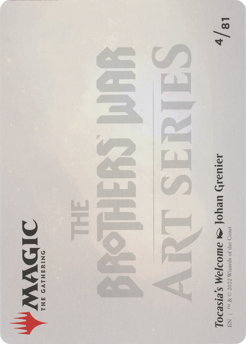 Tocasia's Welcome // Tocasia's Welcome (ABRO-004) - common (Borderless)