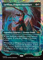 Sarkhan, Dragon Ascendant (TDM-413) - mythic: (Showcase) (Borderless) - Foil