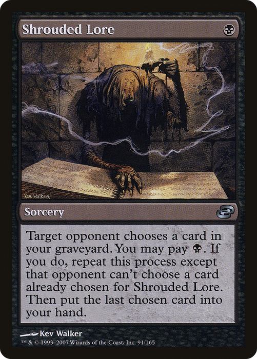Shrouded Lore (PLC-091) - uncommon: (colorshifted) - Foil