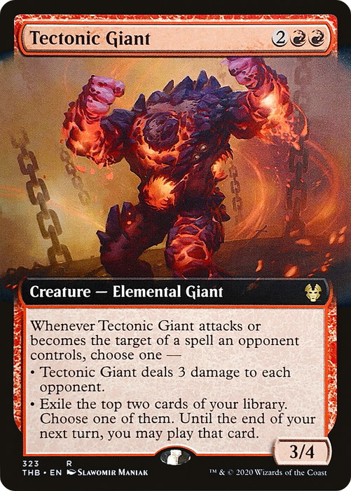 Tectonic Giant (THB-323) - rare: (Extended Art)