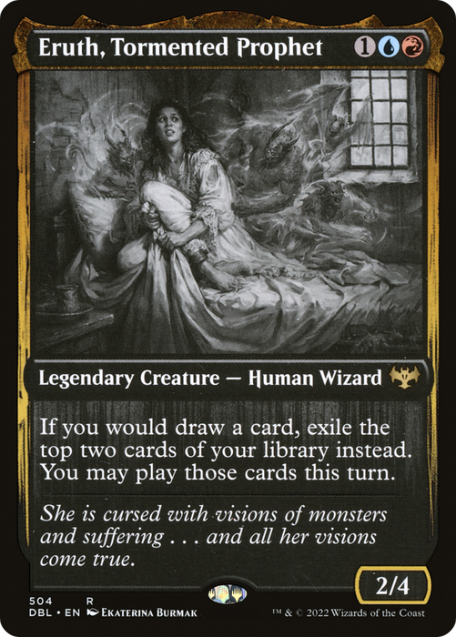 Eruth, Tormented Prophet (DBL-504) - rare - Foil