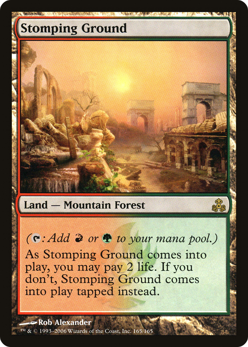 Stomping Ground (GPT-165) - rare - Foil