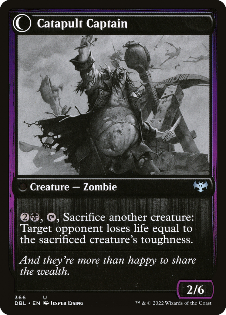 Catapult Fodder // Catapult Captain (DBL-366) - uncommon: (Double Faced Transform)