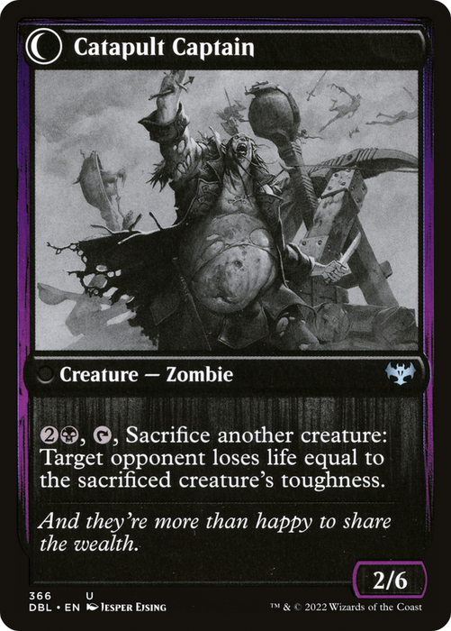 Catapult Fodder // Catapult Captain (DBL-366) - uncommon: (Double Faced Transform)