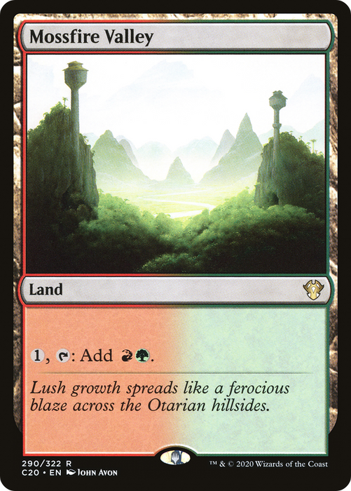 Mossfire Valley (C20-290) - rare