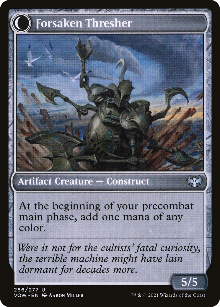 Foreboding Statue // Forsaken Thresher (VOW-256) - uncommon: (Double Faced Transform)