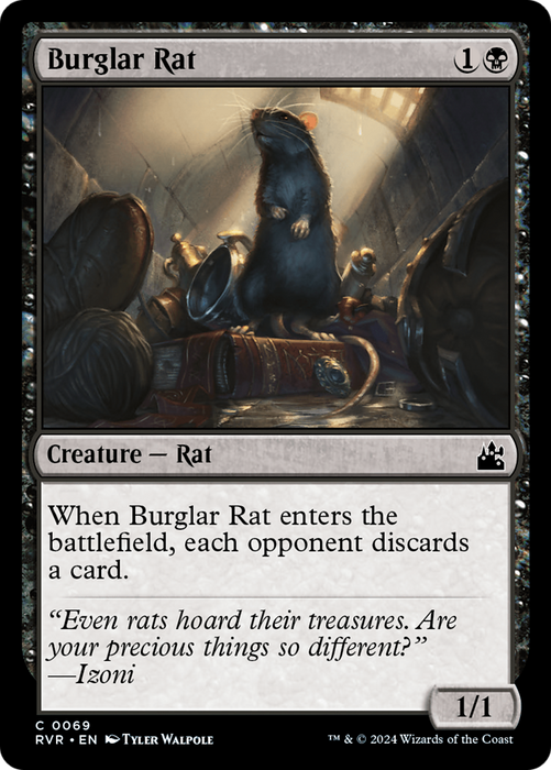 Burglar Rat (RVR-069) - common - Foil