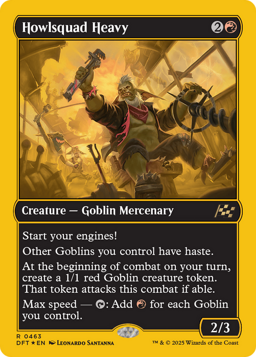Howlsquad Heavy (DFT-463) - rare - Foil