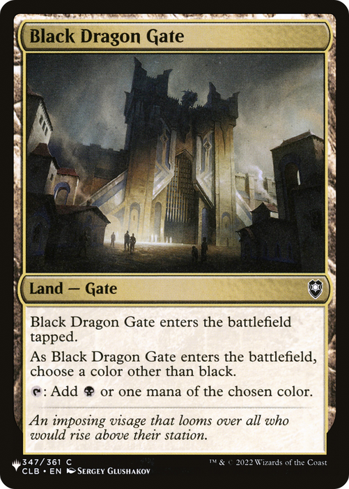 Black Dragon Gate (LIST-CLB-347) - common