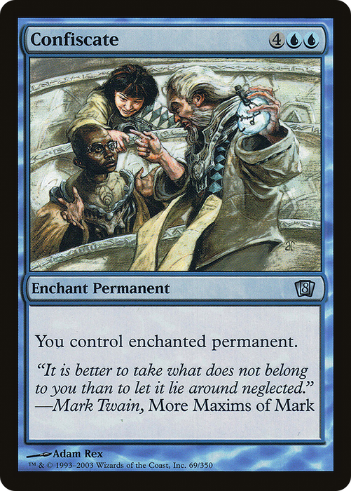 Confiscate (8ED-69★) - uncommon - Foil