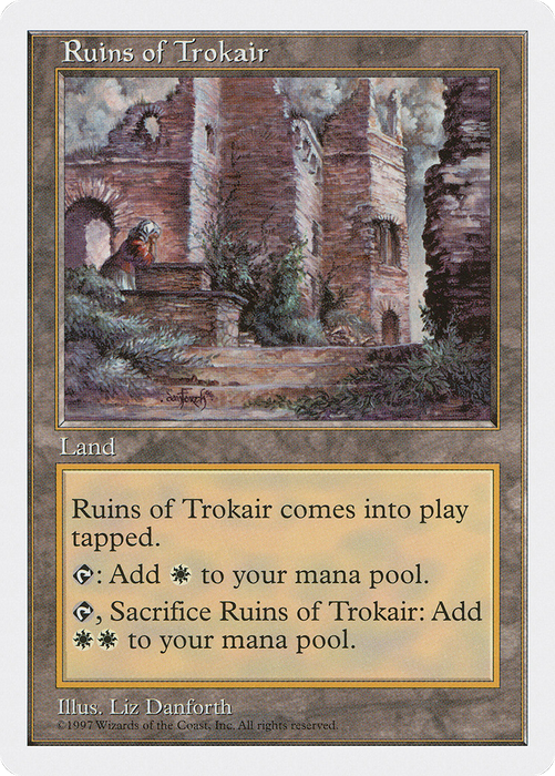 Ruins of Trokair (5ED-422) - uncommon