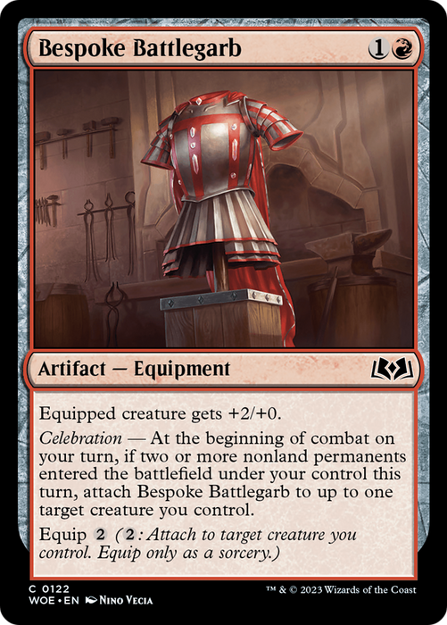 Bespoke Battlegarb (WOE-122) - common - Foil