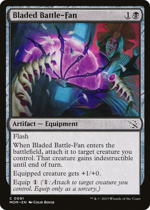 Bladed Battle-Fan (MOM-091) - common - Foil