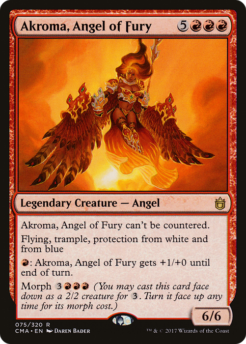Akroma, Angel of Fury (CMA-075) - rare