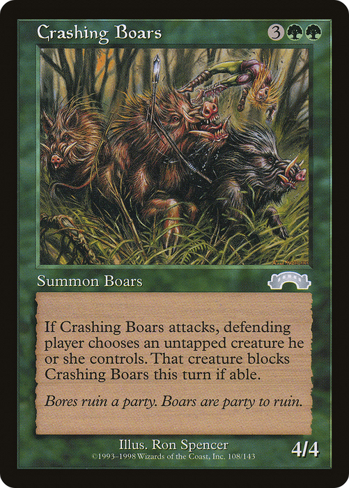 Crashing Boars (EXO-108) - uncommon