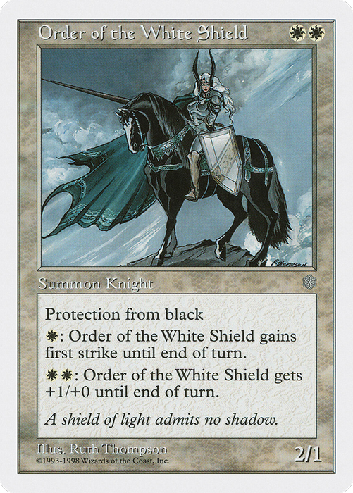 Order of the White Shield (ATH-009) - uncommon