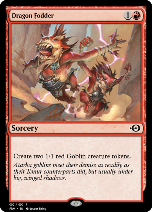 Dragon Fodder (PRM-55898) - common - Foil